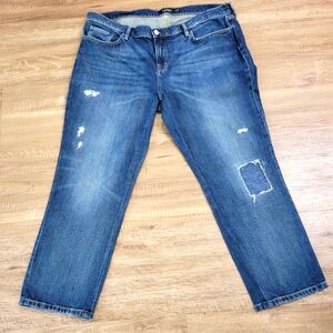 Ralph Lauren Women's Pre-Owned Patchwork Jeans Size 14